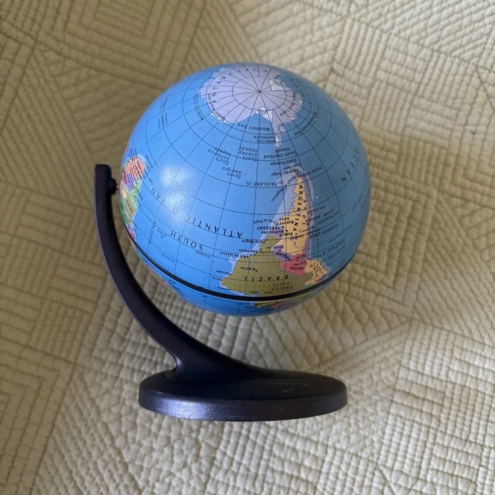 Desktop Rotating Replogle World Globe 5 1/2